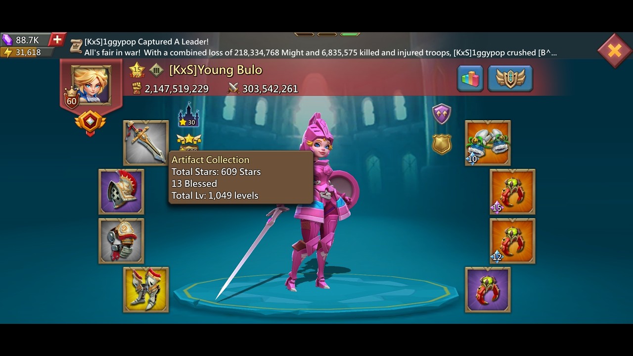 Gear Checks and Misc! Lords Mobile