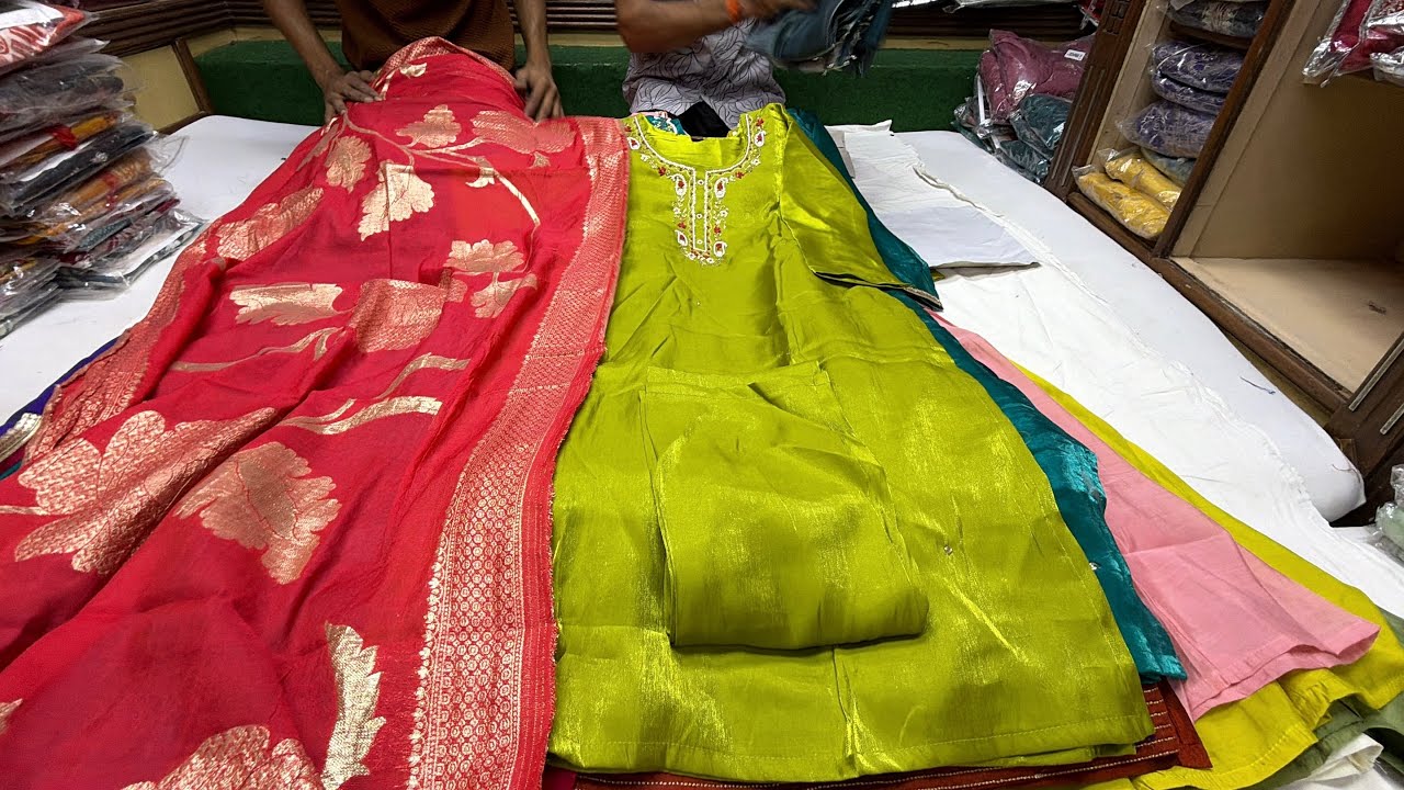 Chickpet Bangalore wholesale designer kurti sets||Single piece courier available