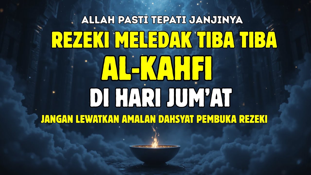 🌙 SURAH AL-KAHFI 7X MALAM JUMAT | PEMBUKA PINTU REZEKI & KEBERKAHAN 🌙