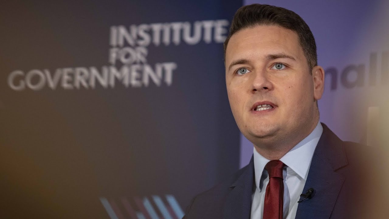 Welcome/A keynote speech by Rt Hon Wes Streeting, Secretary of State for Health and Social Care