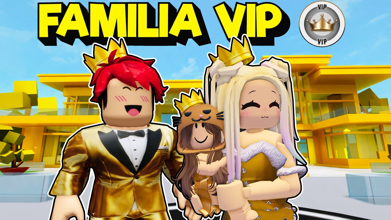 Tenemos Nuestra Propia FAMILIA VIP en Brookhaven Roblox con el Team