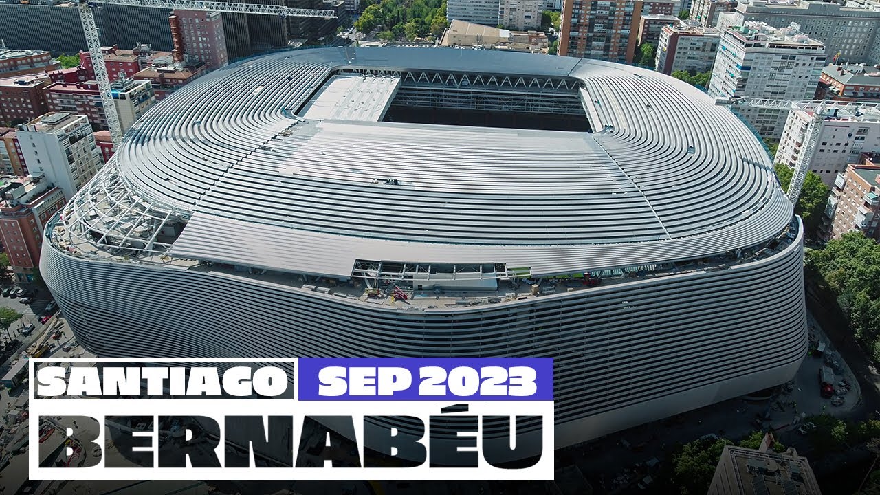 NEW Santiago Bernabéu stadium works (September 2023) | Real Madrid
