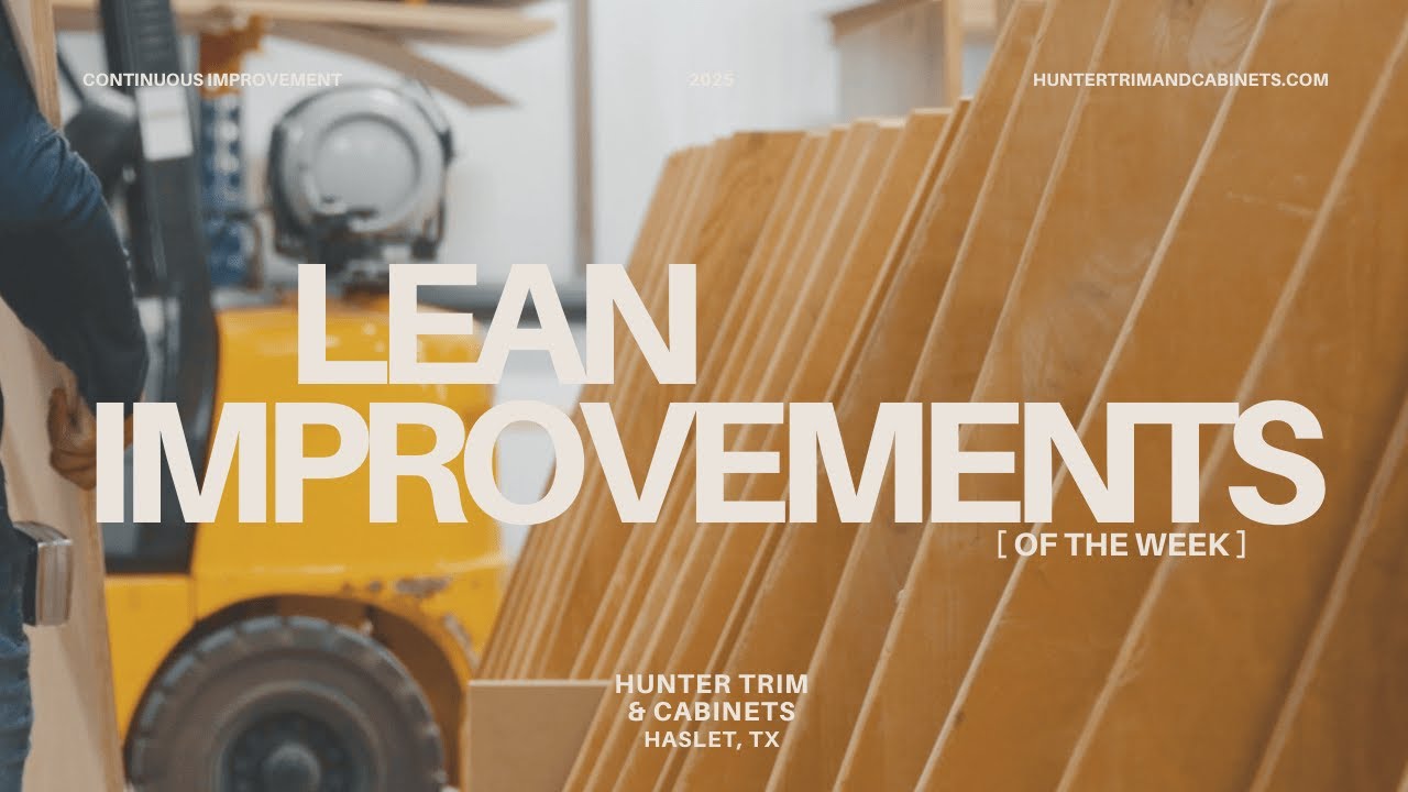 Lean Improvements 9/5/25