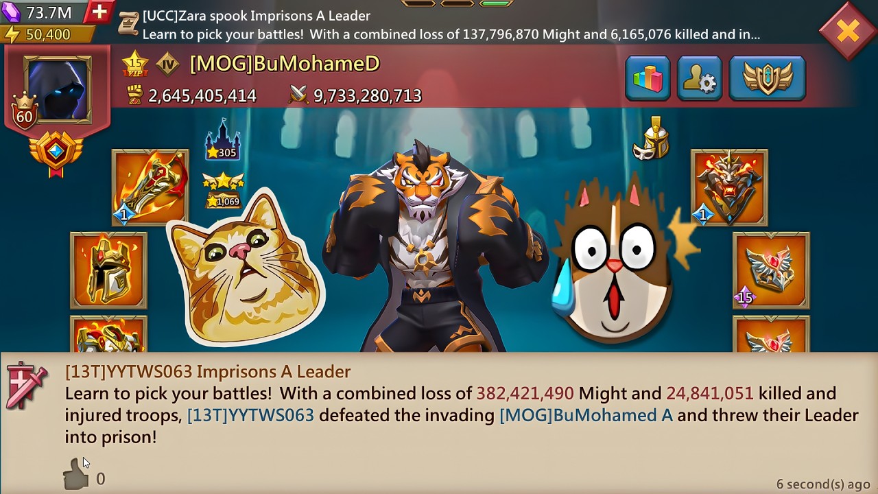 Lords Mobiler - BuMohamed Wrecking Havoc in K951! Insane Reports! The Emperor's Wrath!
