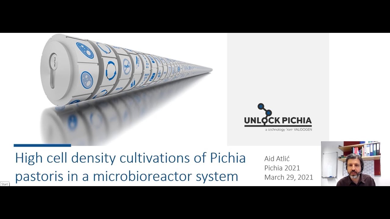 High cell density cultivations of Pichia pastoris in microbioreactor system,  VALIDOGEN GmbH