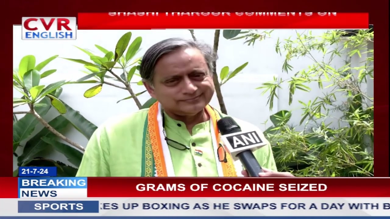 Shashi Tharoor Comments On The Karnataka Landslide Incident | CVR ENGLISH