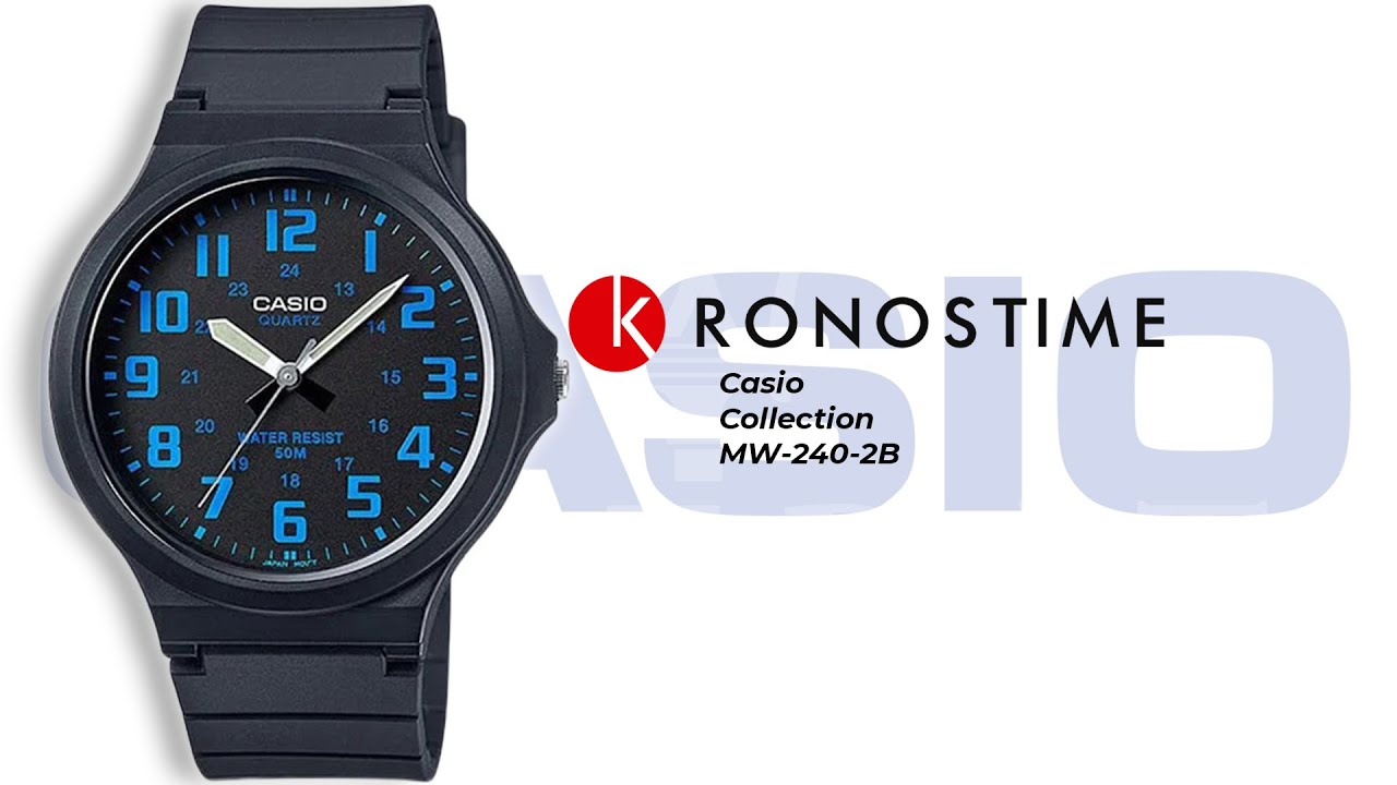 Casio Collection MW-240-2B - KronosTime.RU обзор часов