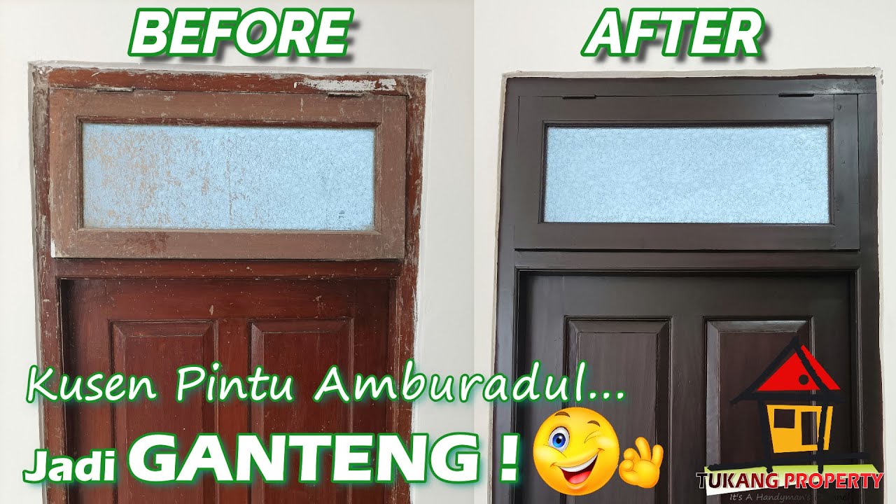 Tutorial Cara Mengecat Melamic Cat Melamine Perbaikan Finishing IMPRA - How To Fix Door Broken Paint