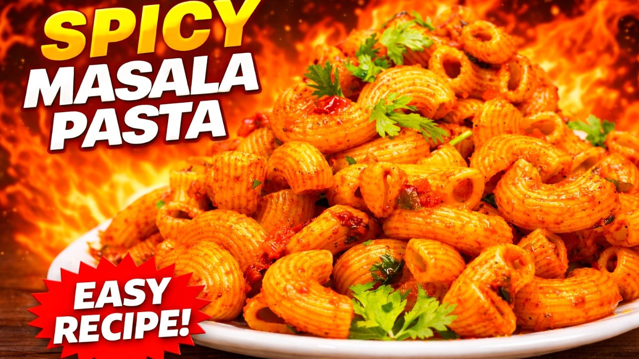 🍝 Spicy Indian Macaroni Pasta | Perfect Lunch Box Recipe | Easy  Pasta Recipe