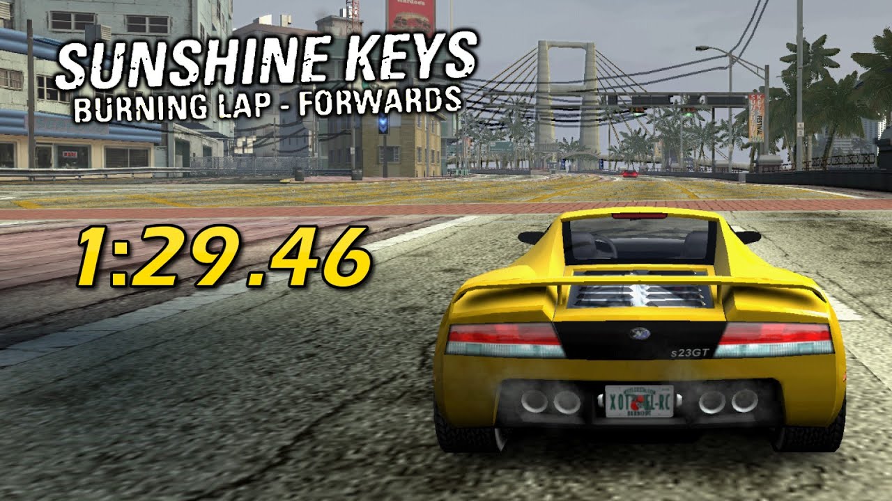 Burnout Revenge (PCSX2) Sunshine Keys Burning Lap [1:29.46]