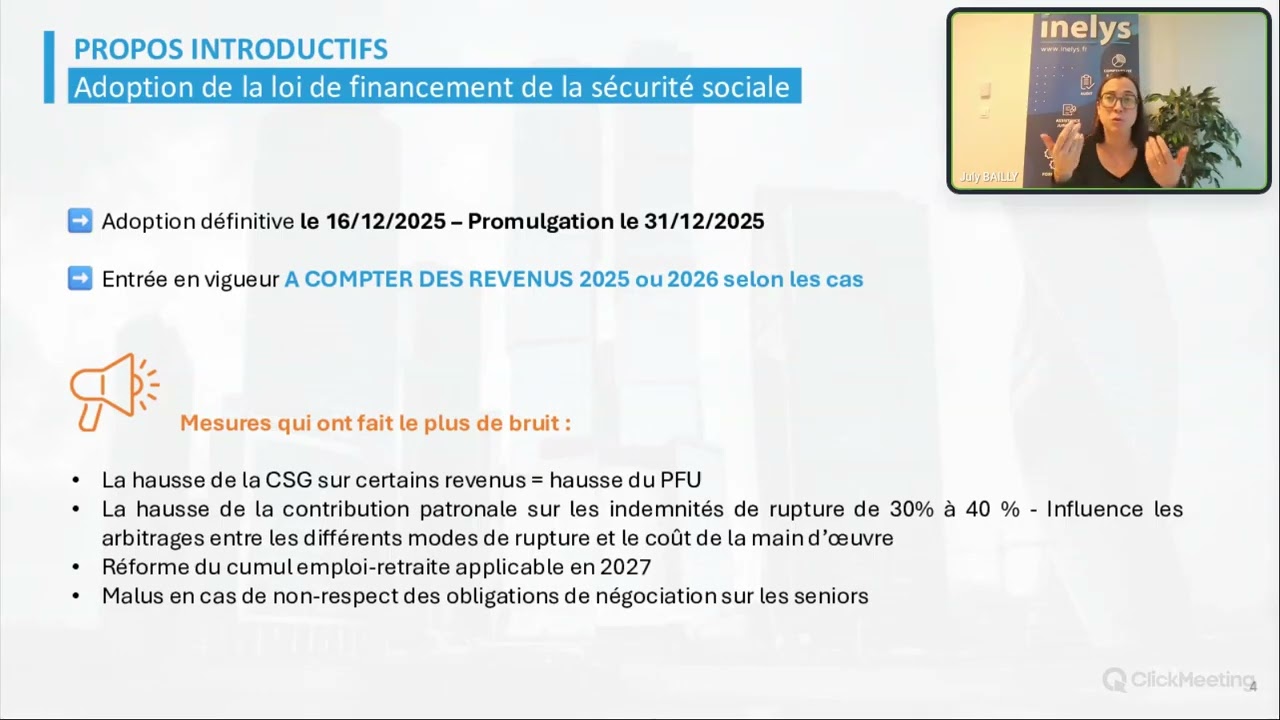 REPLAY | Loi de finances 2026 : quelles conséquences pour les dirigeants et les PME ?