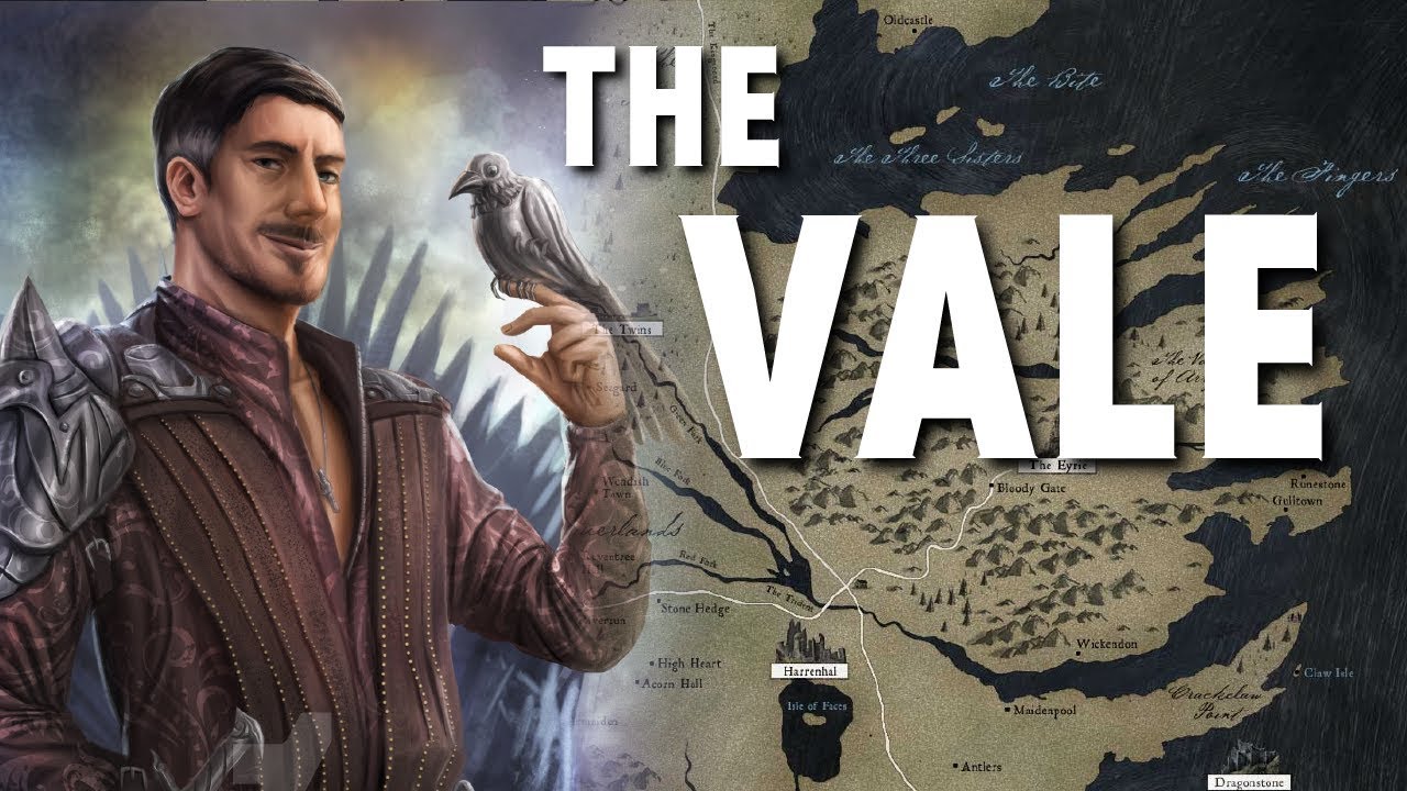 the Vale - Map Detailed (Game of Thrones)