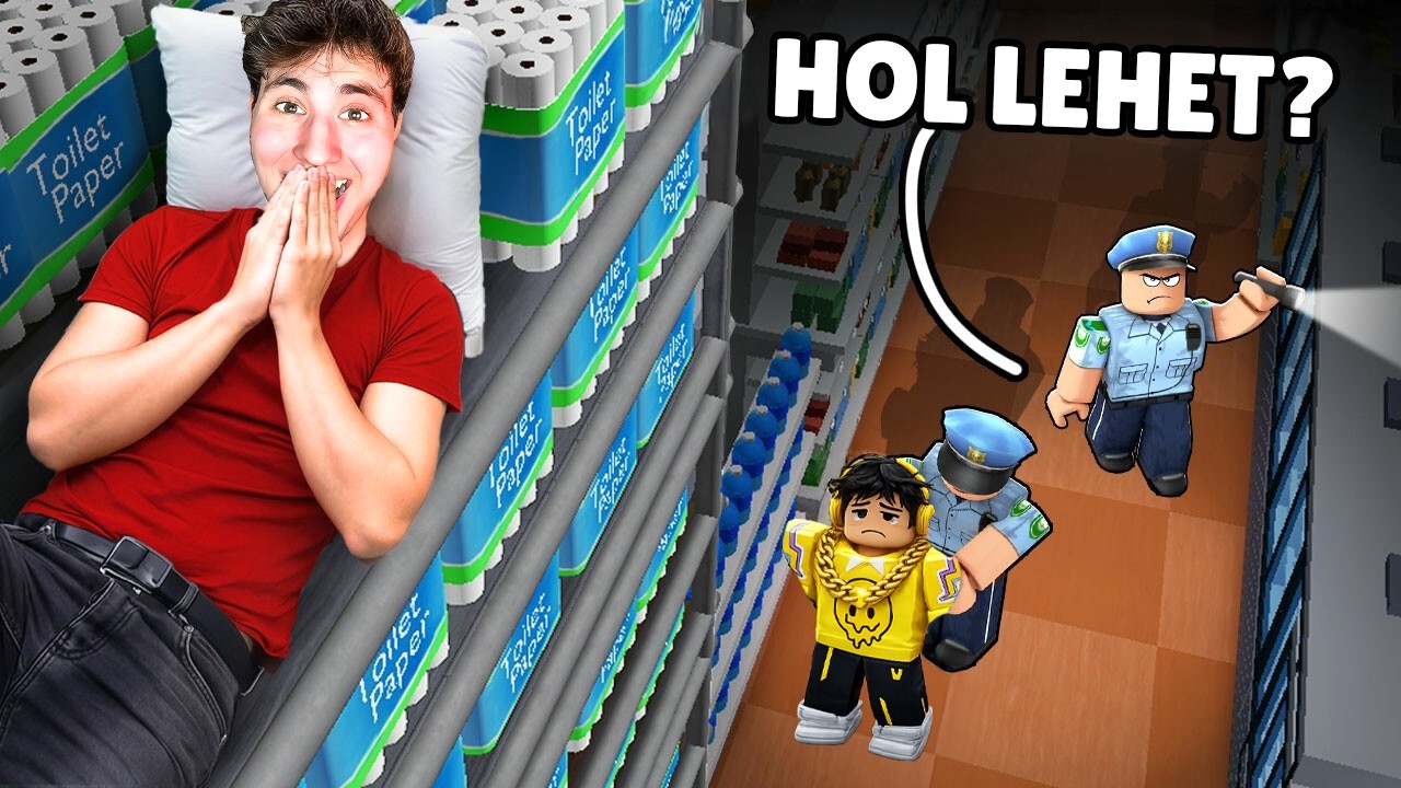 Hány Napig Tudok Egy Üzletben Élni Robloxban?🤯 (Titkoban)