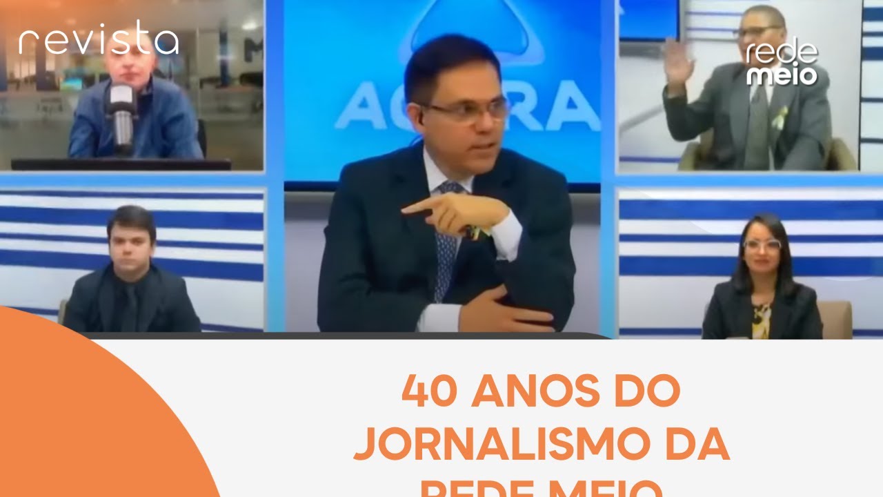 40 ANOS DO JORNALISMO DA REDE MEIO: o bom jornalismo sempre foi um dos pilares da nossa programa&ccedil;&atilde;o