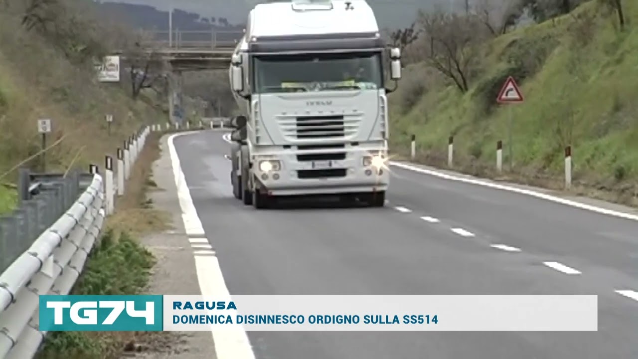 RAGUSA - DOMENICA DISINNESCO ORDIGNO SULLA SS514