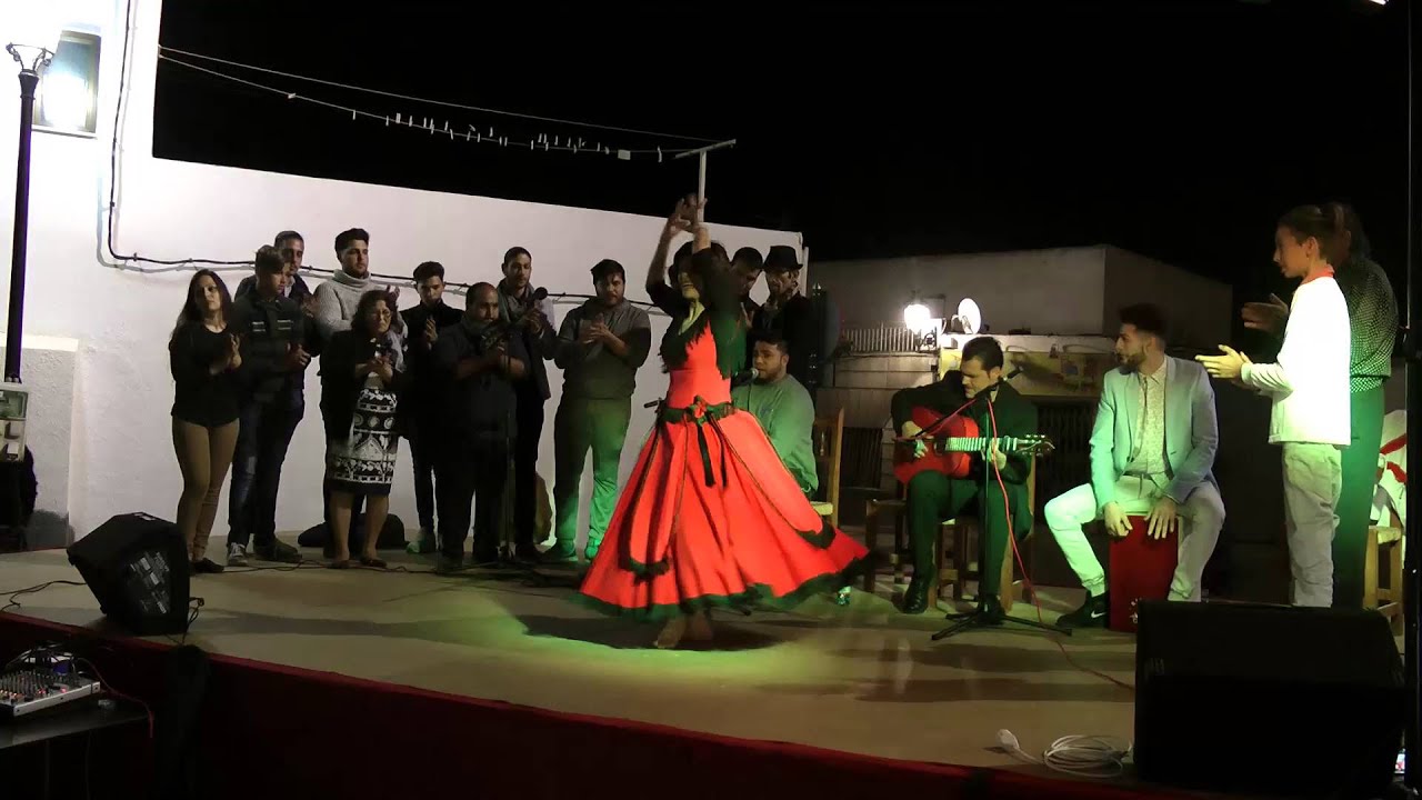 un espectáculo flamenco de Turre, las antiguas glorias del baile flamenco