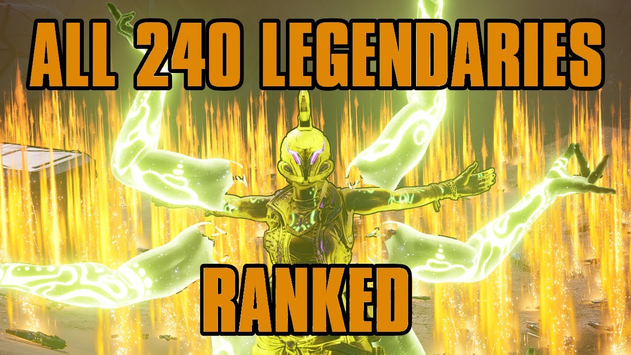 All 240 Borderlands 3 Legendaries RANKED