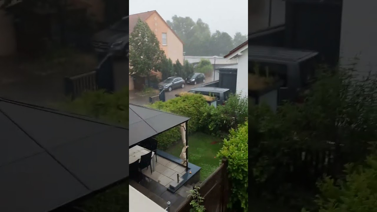 21.06.24 um 17Uhr Deutschland/Saulheim  #Unwetter #Deutschland #saulheim #Regen #subhanallah