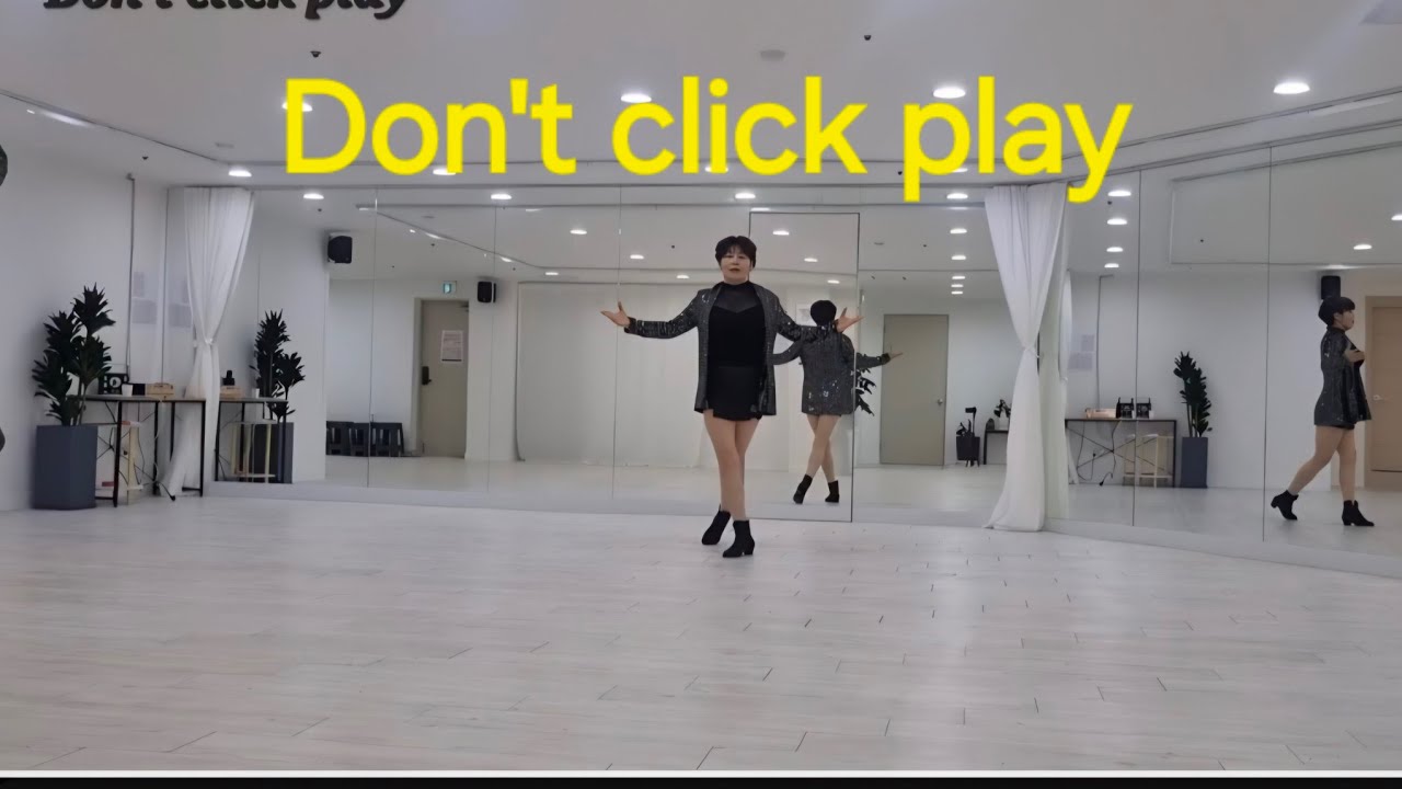 Don't click play line dance 
