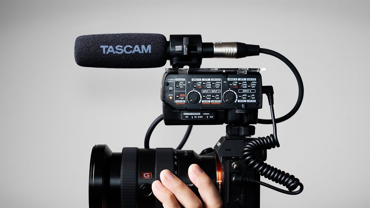 TASCAM CA−XLR2d　高音質なVLOGの録音はこれで決定