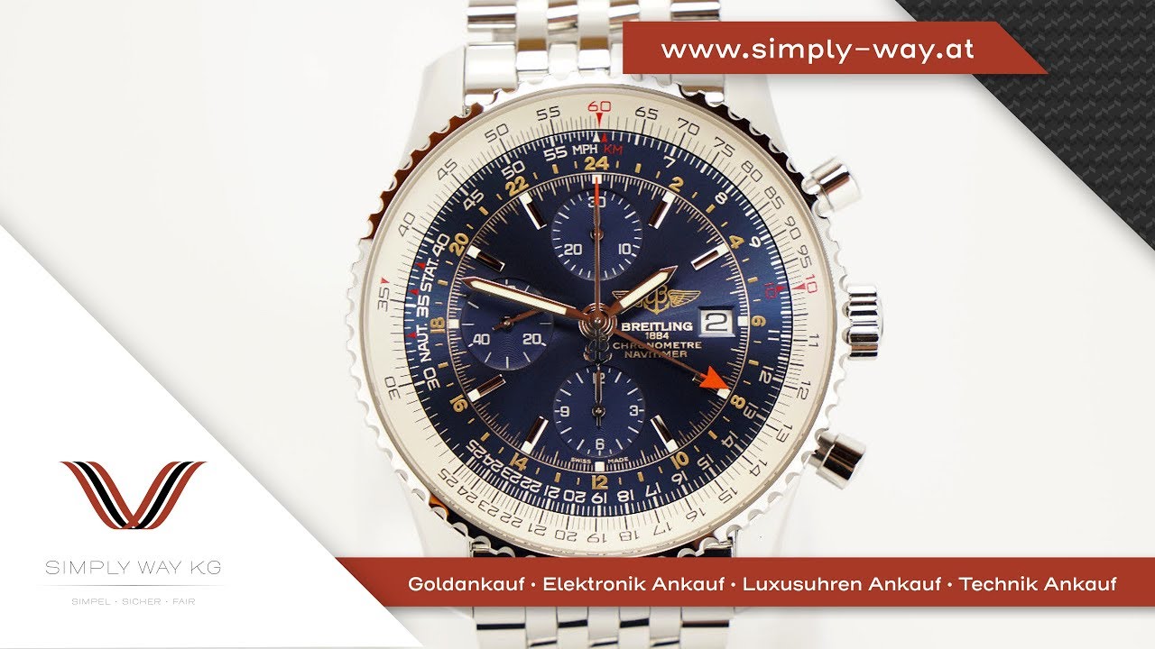 Breitling Navitimer World Ref: A2432212 GMT Chronograph Automatik automatic