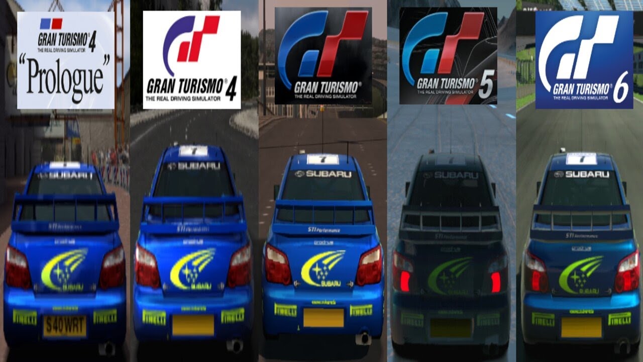 Evolution of the Subaru IMPREZA Rally Car '03 in Gran Turismo