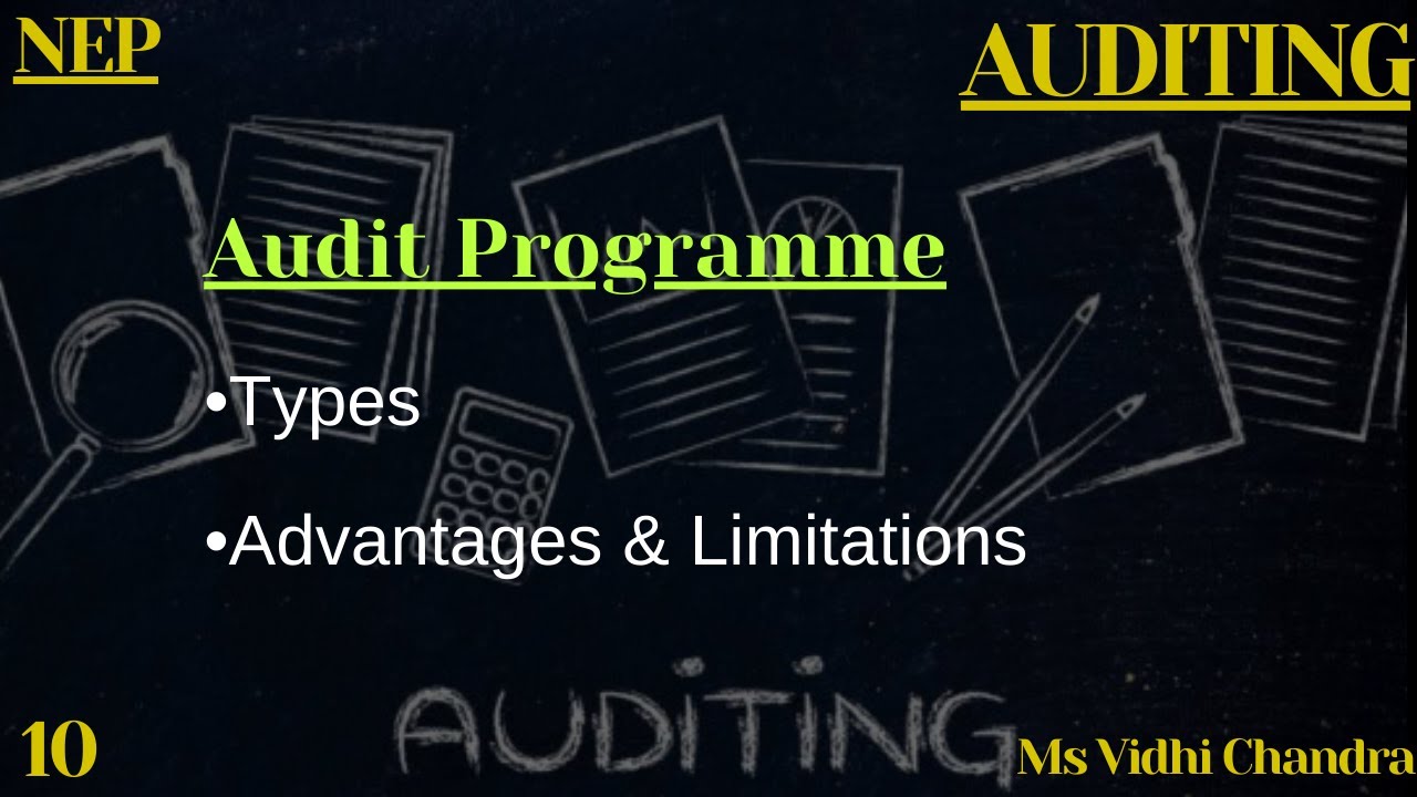 Audit Programme | Types | Advantages & Limitations | Auditing | BCOM | BMS |