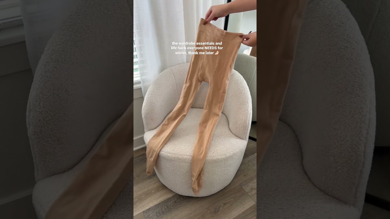 fleece lined nude tights from Amazon!  