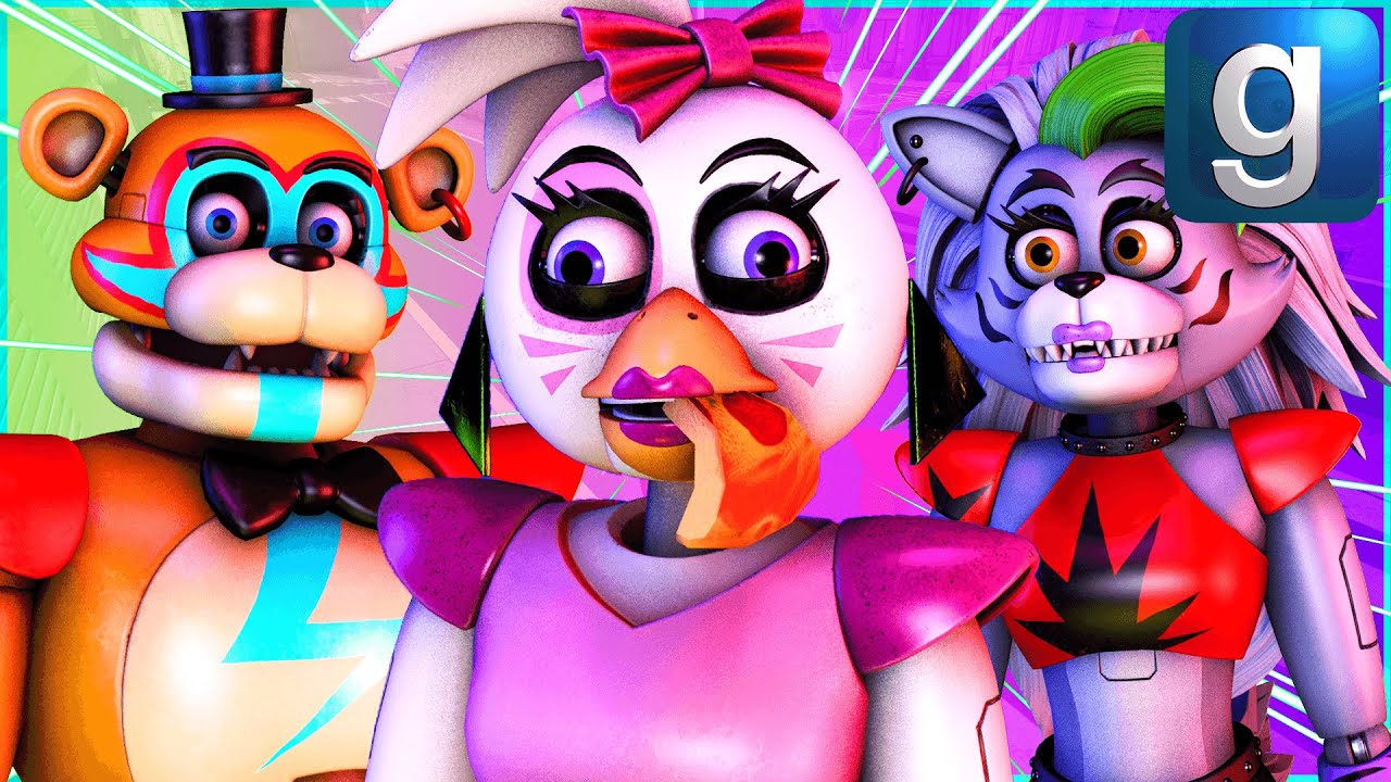 Gmod FNAF | Glamrock Freddy Finds Glamrock Chica!