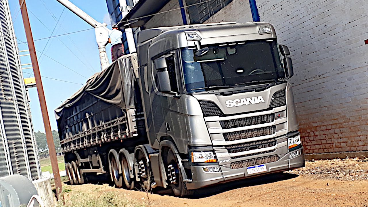 CARREGANDO ARROZ NO SCANIA R450 #2
