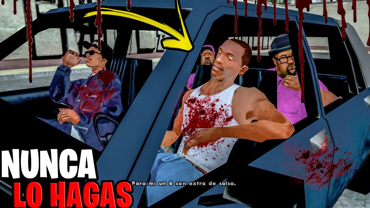 Nunca Traiciones a Big Smoke e la Mision Drive-Thru En El GTA San Andreas! Creepypasta Loquendo 2022