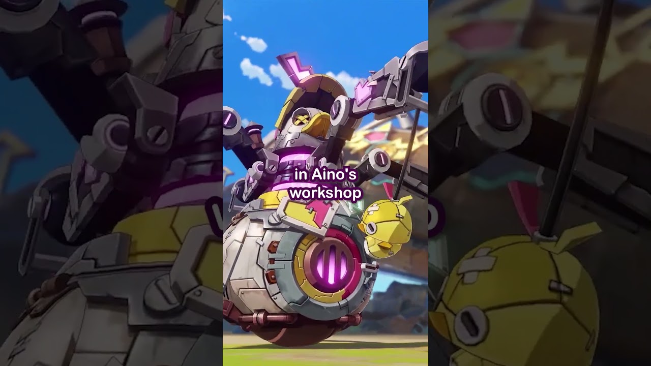 Ineffa's Robot Cosmetics in Nod-Krai  #genshinimpact #songofthewelkinmoon #genshin