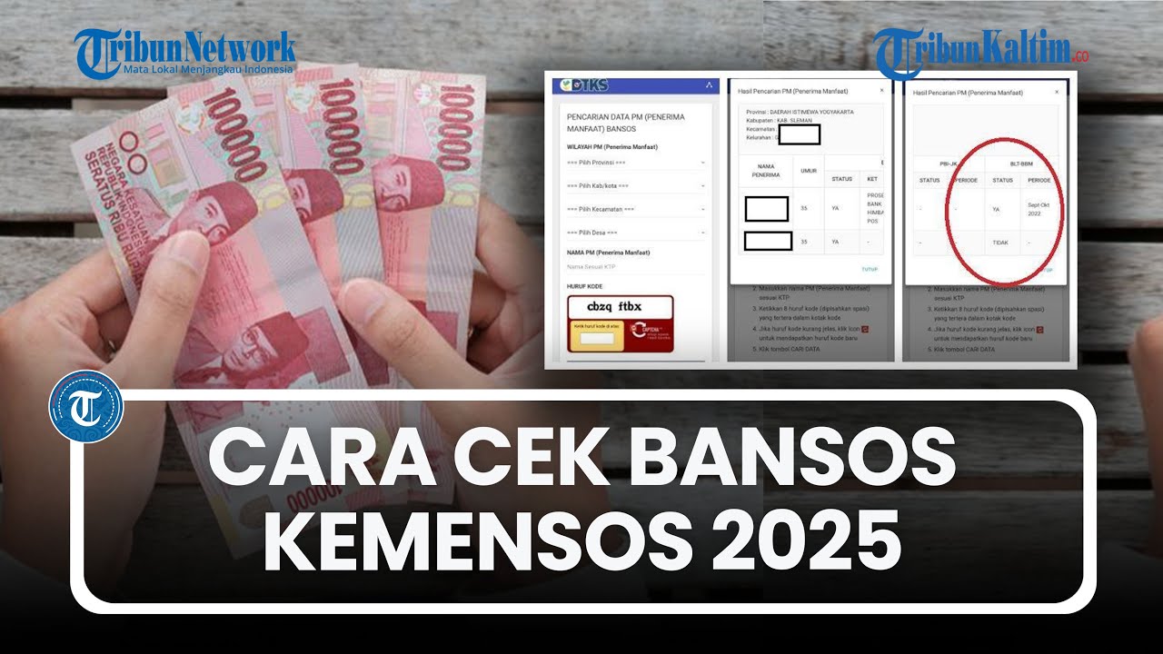 Cek Bansos Kemensos 2025: Cara Daftar dan Cek Status Bantuan Lewat HP Resmi, PKH - BPNT Desember