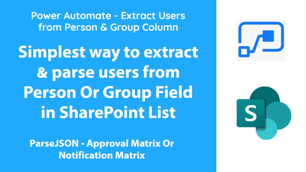 PowerAutomate - Simplest way to Extract & Parse Multiple Users from Person or Group field