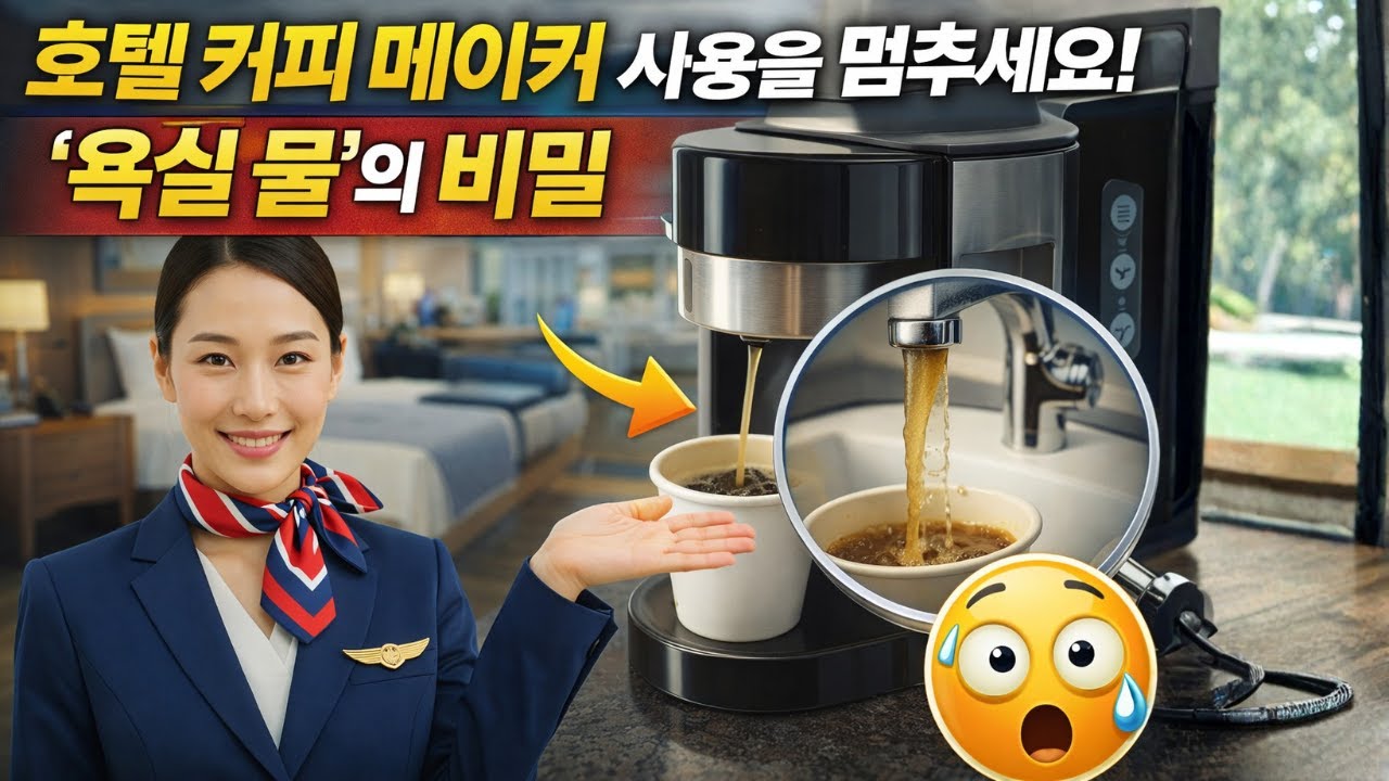 호텔 커피 메이커 사용을 멈추세요! (