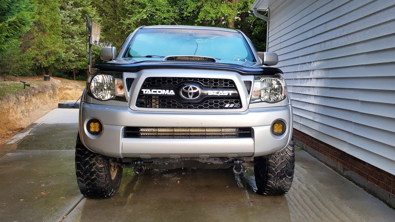 2005-2015 Toyota Tacoma Hidden Front Bumper LED Bar Complete Kit Install Saves $$HUNDREDS$$