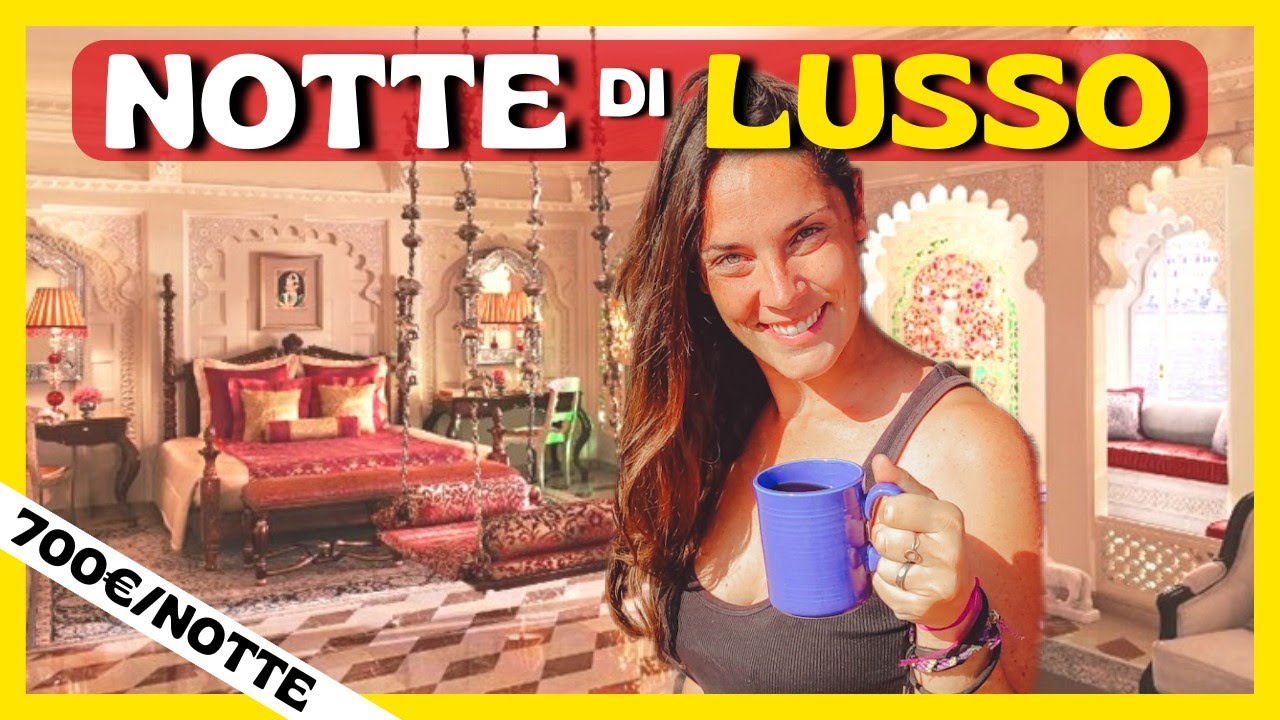 COME SONO FINITA QUI 🌏 Notte da 700€ nell'hotel più lussuoso dell'India 📍Udaipur