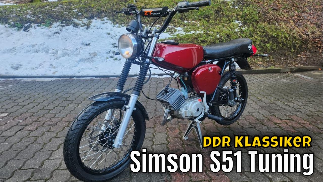 DDR Simson S51 als Tuning-Restomod &ndash; Der perfekte Mix aus Nostalgie und Hightech