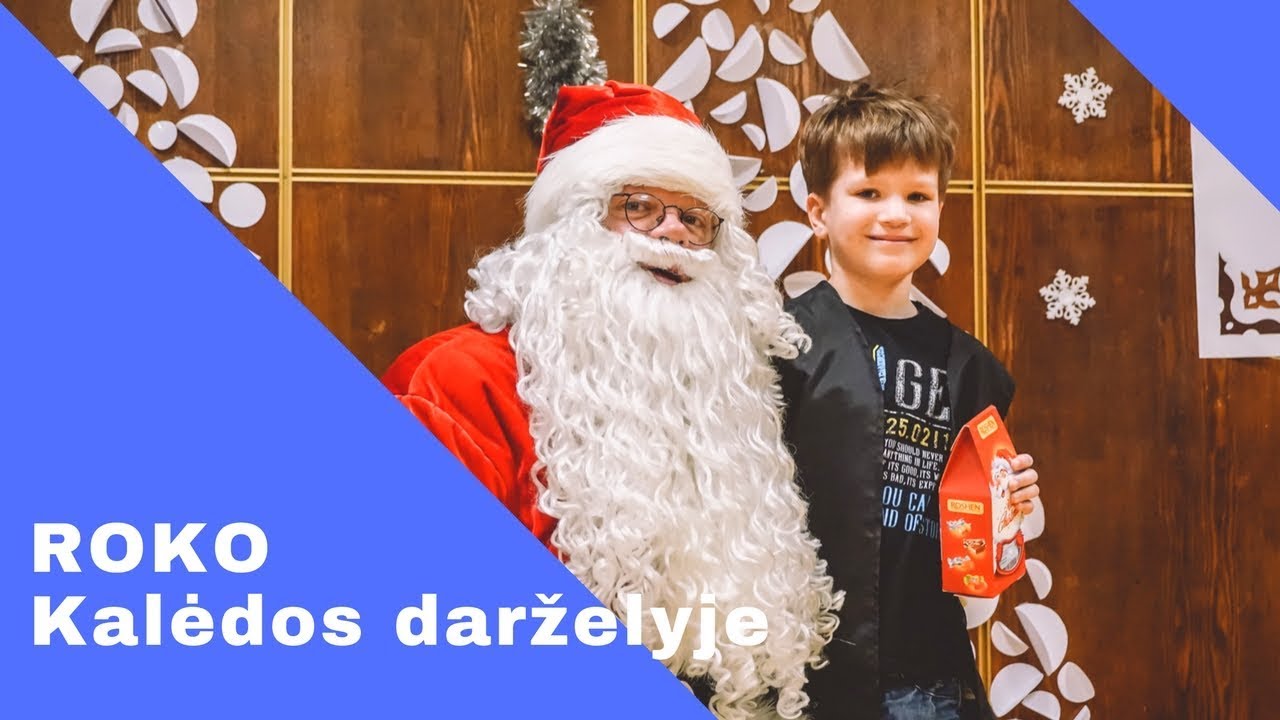 Roko Kalėdos darželyje. Christmas party in kindergarten