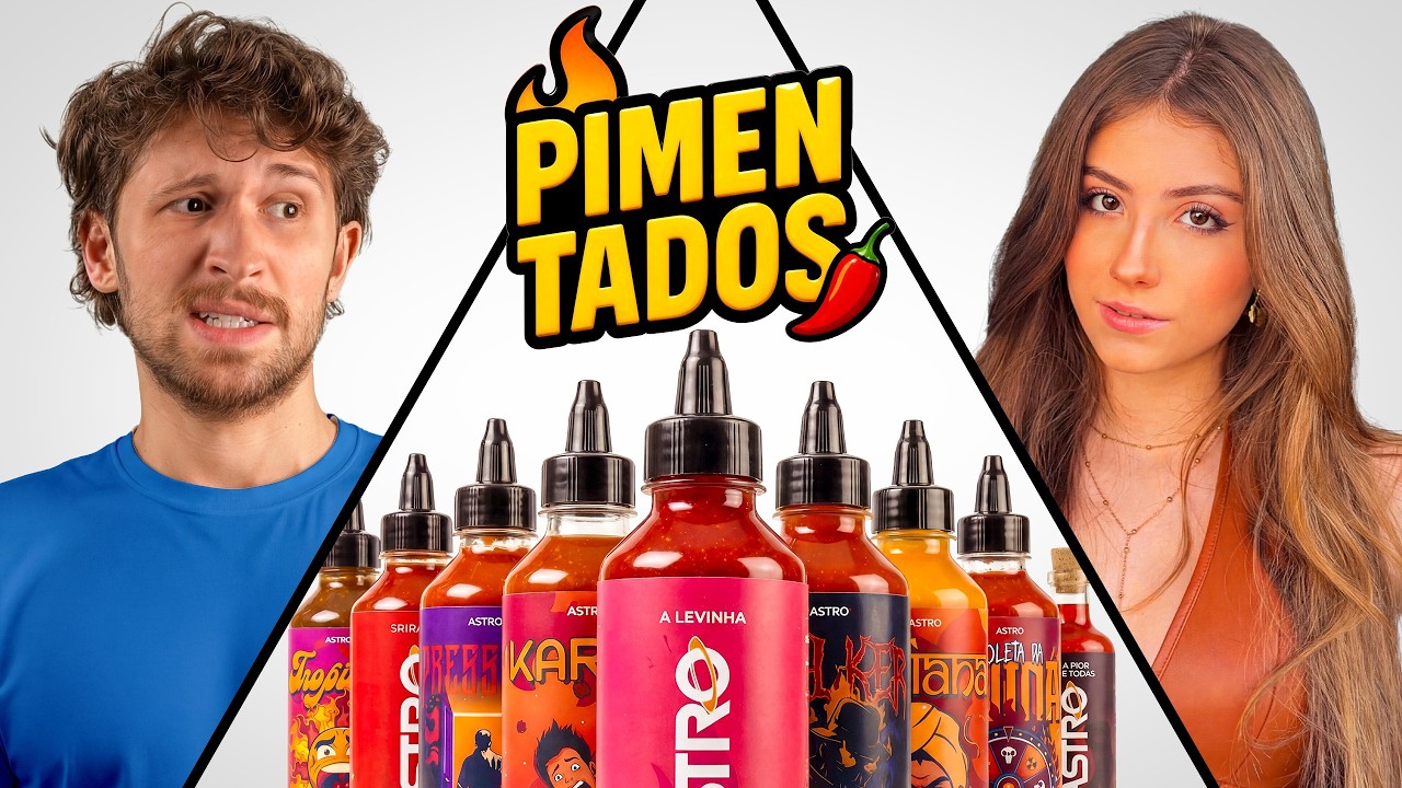 SOFIA ESPANHA provando as PIMENTAS mais ARDIDAS do mundo!