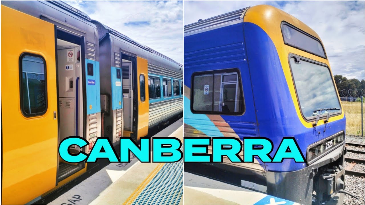 Canberra railway station at Kingston ACT #train #railfanning