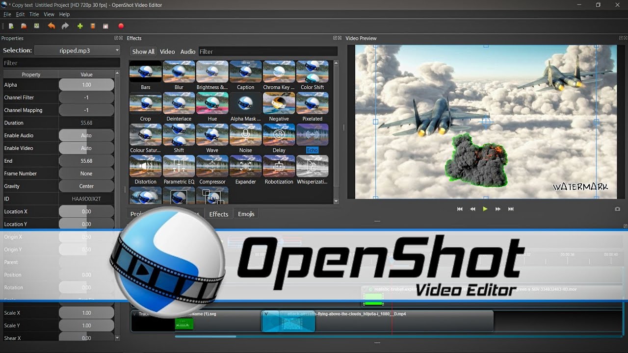 OpenShot -- Free & Open Source Video Editor Software