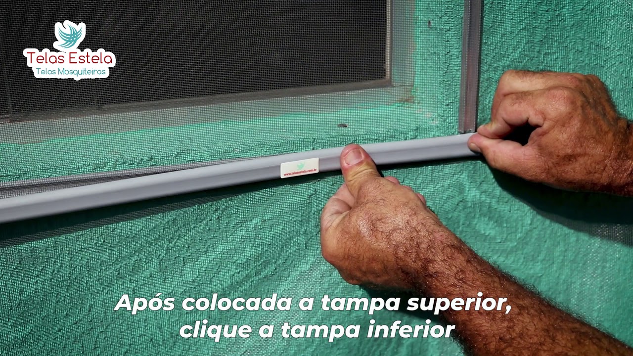 Tela mosquiteira para casas de fácil instalação - Estela Click