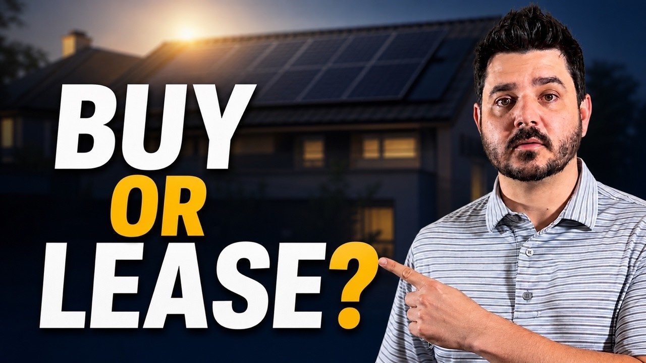 Cash Purchase vs Solar Lease | Which Option Saves More in 2026?
