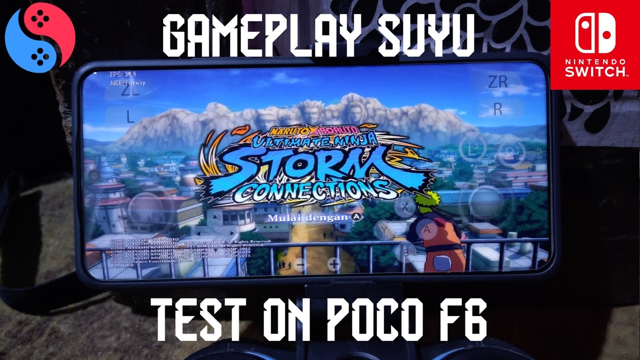 NARUTO X BORUTO Ultimate Ninja STORM CONNECTIONS - TEST ON POCO F6 - SUYU EMULATOR