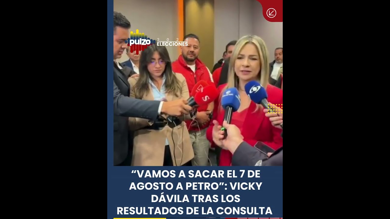 Vicky D&aacute;vila reacciona a resultados de las consultas presidenciales| Pulzo