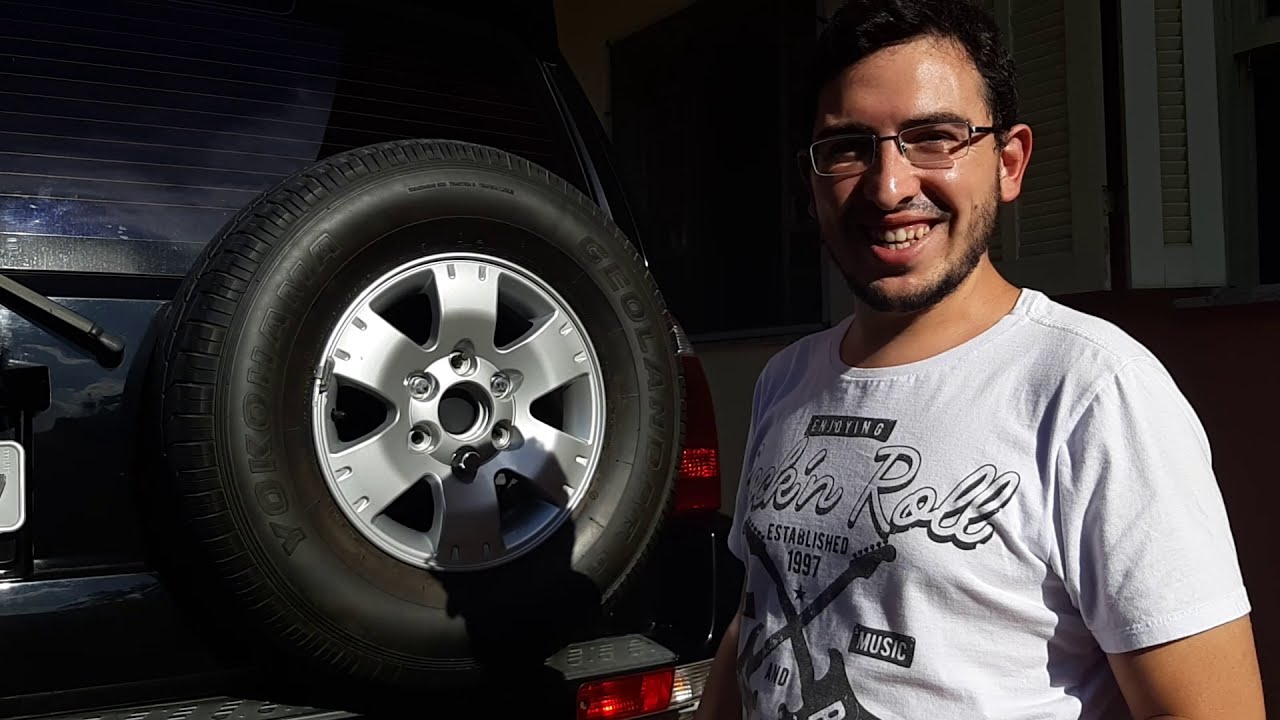 Pajero Full - Trava antifurto do estepe