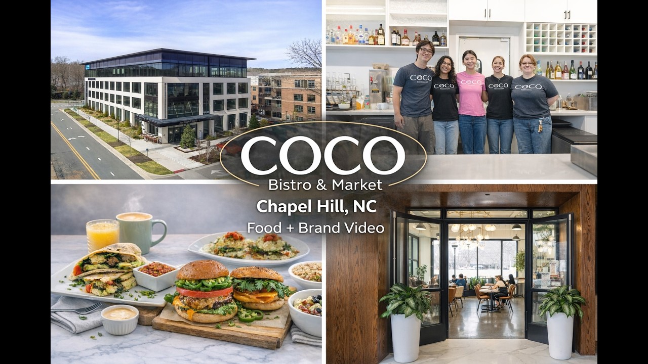 Coco Bistro & Market | Food & Brand Video by Azy Foley Photography (Chapel Hill NC)