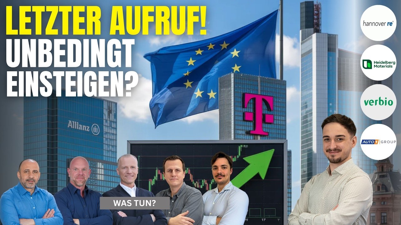 Das treibt die Börsen wirklich an! Allianz | Hannover Rück | Telekom | Heidelberg Materials | Verbio