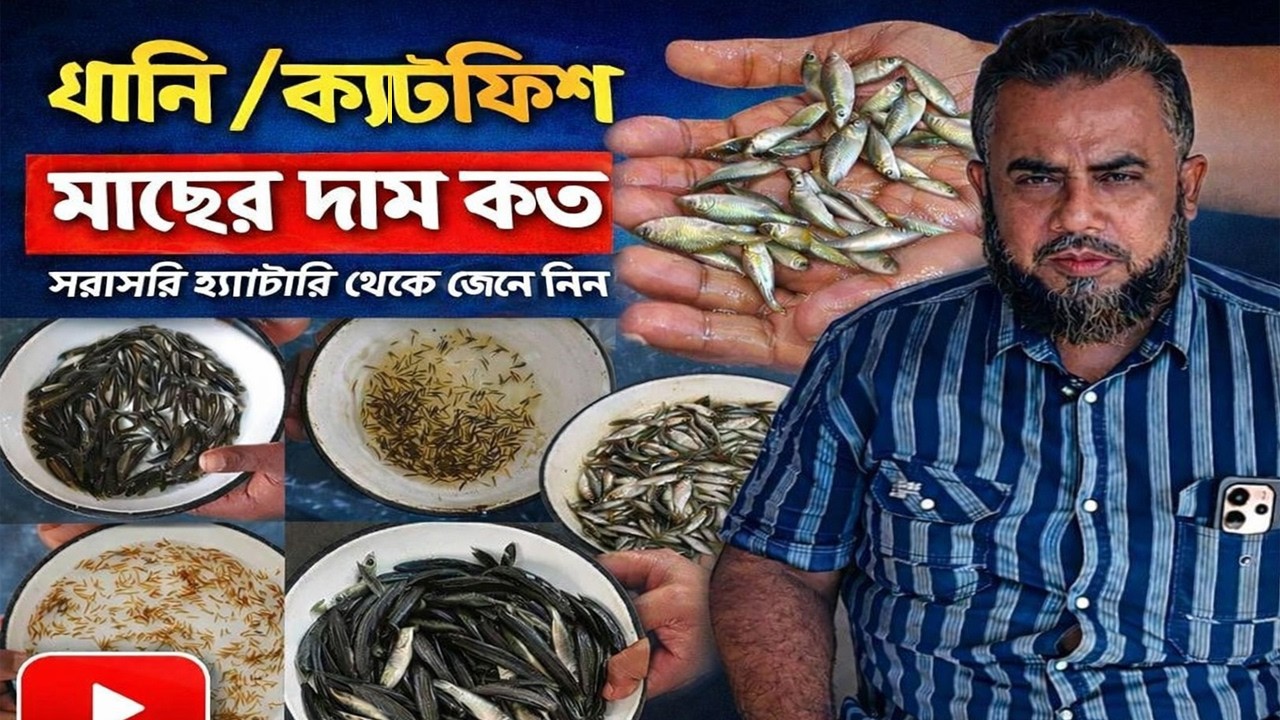 হ্যাচারিতে এসে পোনা কিনুন।আজকে সরাসরি হ্যাচারি থেকে বর্তমানে কোন মাছের কি দাম যাচ্ছে